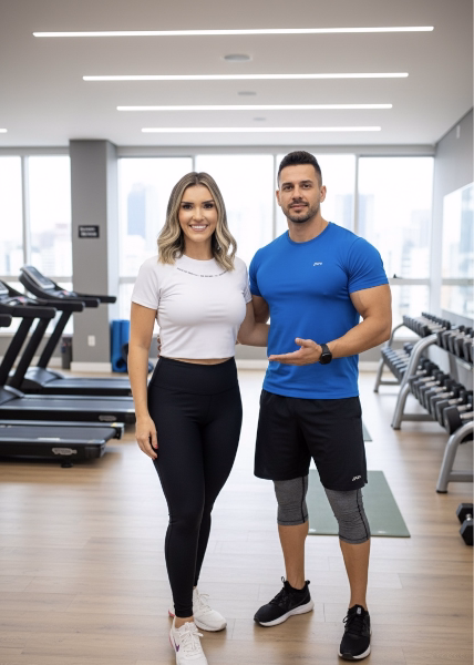 Nutricionista com personal trainer